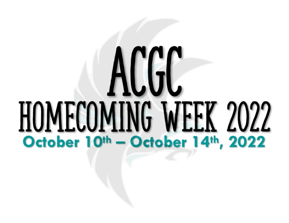 ACGC HOMECOMING  2022 Oct. 10 - 14