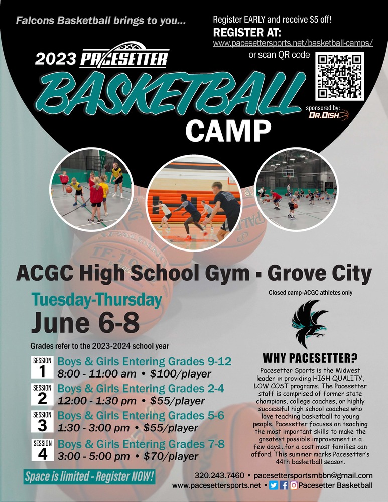 ACGC to Host Pacesetter Basketball Camp June 6-8