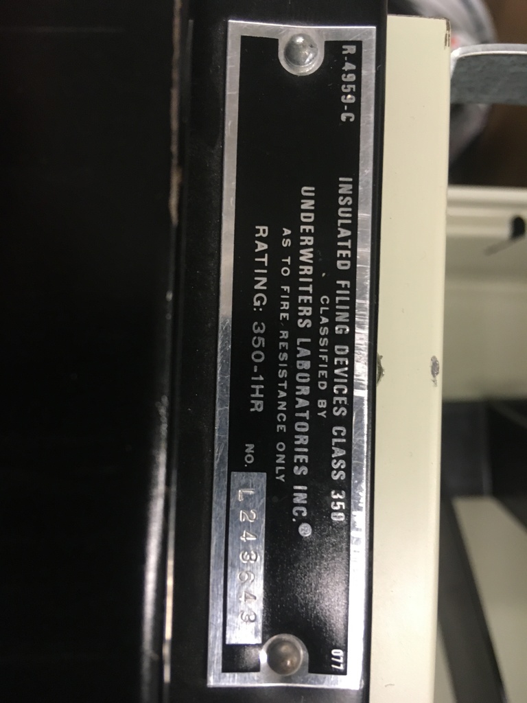 Schwab 5000 Fireproof File Cabinet with Key
